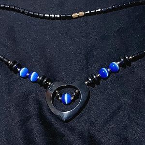 3/$25 Metal beaded heart necklace *Free with purchase of $35 or more